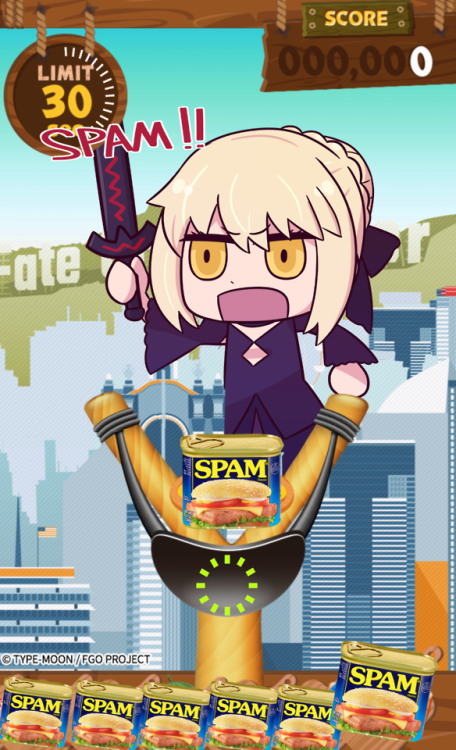 kimarisgundam:I drew Saber Alter and edited her into the Bunyan Game cos of that Spam comment she ma