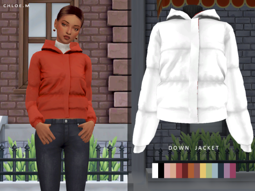  ChloeM-Down JacketCreated for :The Sims414 colorsHope you like it!Download:TSRPLEASE DONOT reupload