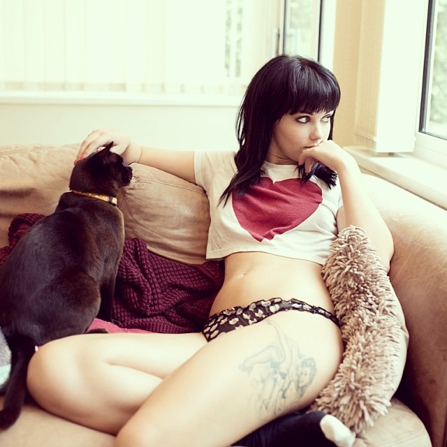 gemmaedwards:
“If you don’t have a @suicidegirls membership you are currently missing my set with @melclarkey on the front page - our lazy day with little Omar! #suicidegirls #sg #cat #catsofinstagram #melclarke #mellisaclarke #tattoo
”