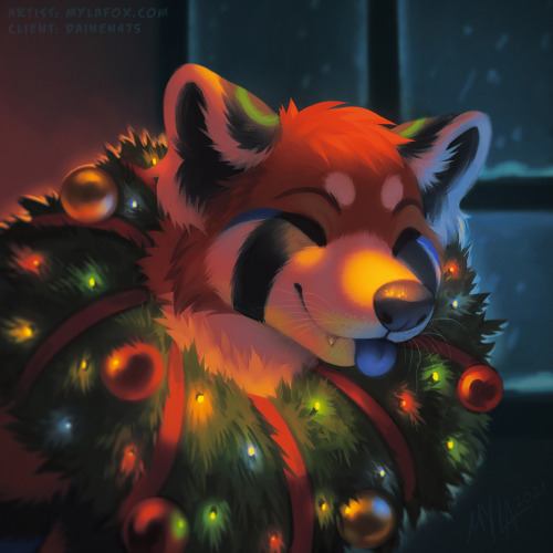 Merry Blepmas!!! :3Completed YCH for @Dainen475Thanks so much for the support!