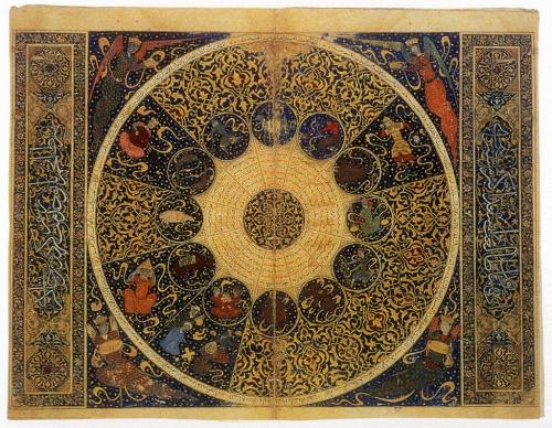 sahrai: ‘The heavens as they were on April 25, 1384’ by the Persian polymath Mahmud ibn 