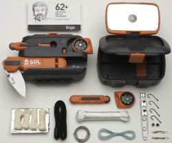 gunrunnerhell:  SOL Origin Survival Kit Friday’s usual weird weapon and gear related post. The SOL Origin is a compact survival kit with a lot of the basic essentials. Even if you don’t know how to use some of the items, it does come with a survival