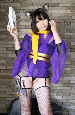 Cute Cosplay Girl Higurashi Rin (Kitsune-Chan) 1-32