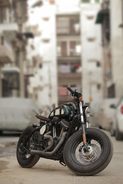 thickframes:  Harley-Davidson 883 by TJ Moto (Silodrome) 