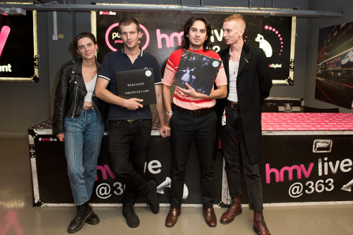  Wolf Alice  at HMV Oxford Street on September 30, 2017 in London, England