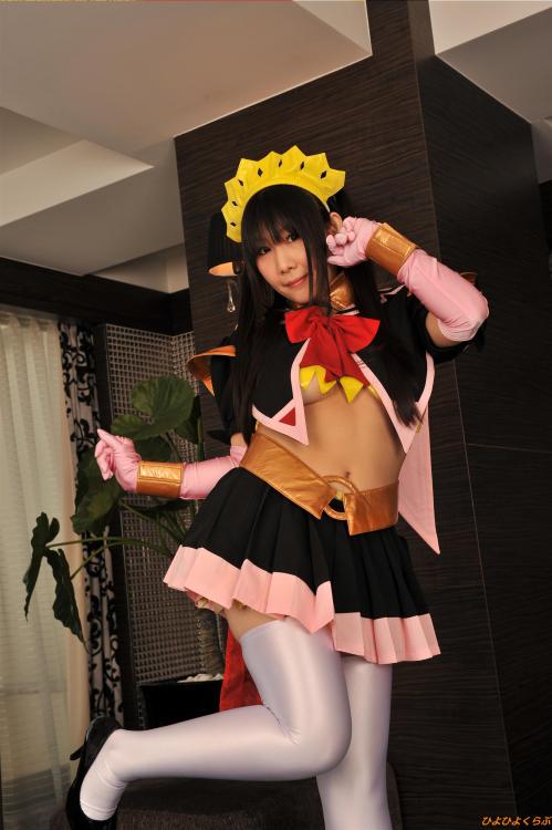 Cosplay Girl Hiyo Nishizuku (Mahou Senshi Sweet Knights Outfit) 1-1