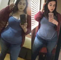 obesityglorifier:  2016//2018I have no idea how these jeans still fit 🙈