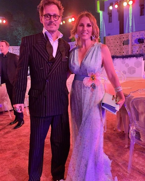 3 years ago (2019), on this day (March 28) Johnny Depp attended the Fashion Trust Arabia Awards, at 