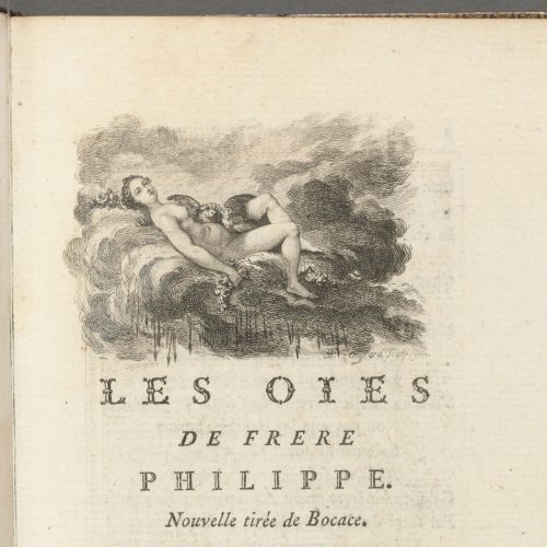 La Fontaine, Jean de, 1621-1695. Contes et nouvelles en vers, 1762.Typ 715.62.509 (A)Houghton Librar