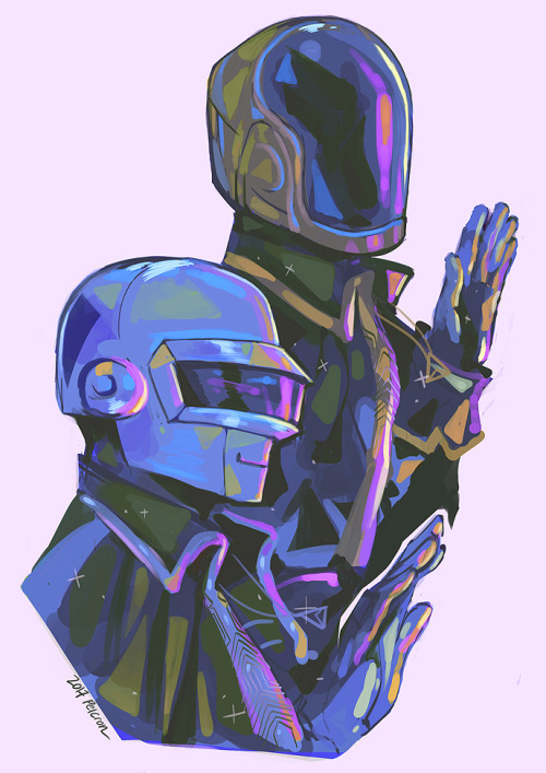 pelcron:“I feel it coming” Seeing Daft Punk performing at the GRAMMYs again made my heart warm. (´∀｀