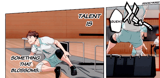genoscybored:   Talent is something that blossoms. Good sense is something you hone!!!