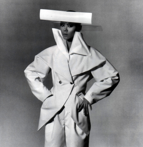 Issey Miyake, Elle magazine, May 1988.