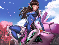 dandon-fuga:  Bunny hop! https://www.patreon.com/posts/d-va-5556645 