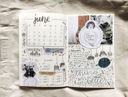 studilla: saturday | june 17, 2017 late post but here’s my monthly spread for june! i stopped 