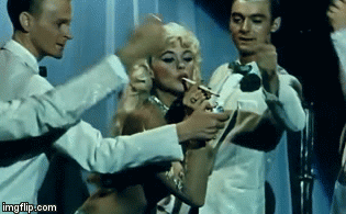 the-vintage-blonde-bombshells:Jayne Mansfield in ‘Too Hot To Handle’ (1960)