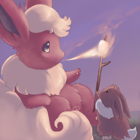 deiofthedead:  Eevee mamas~! So cute. I saw this a long time ago and decided to post