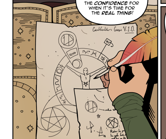 Some panels from the next comic!