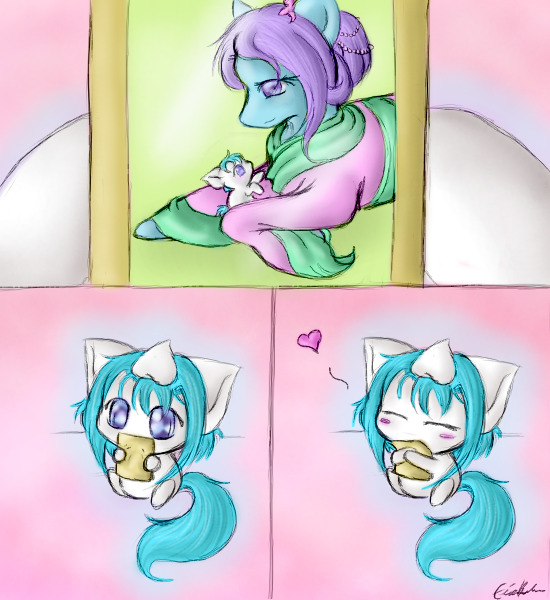 spectralpony:  Even ghosties miss mommy’s hugs. &lt;3 Happy Mother’s Day,