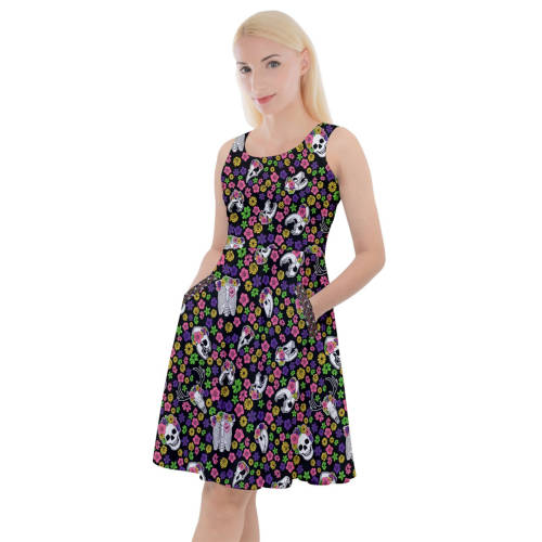 magicalshopping: ♡ Lesbian Pride Bones & Florals Dress (XS-5XL) by NerdyKeppie ♡ ♡ Use the code 