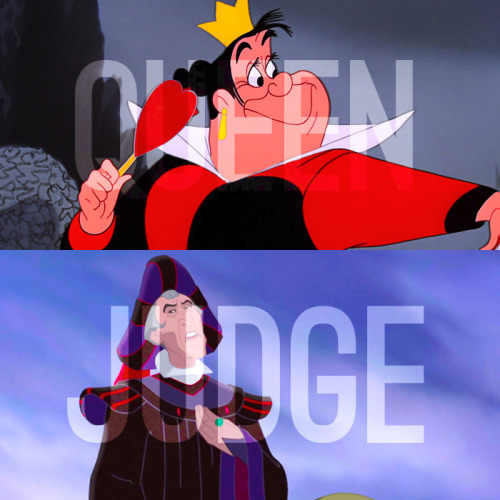 disneyismyescape:  disneyaddictgirl:  Such proper villains we have!!  My girl is the Queen! 