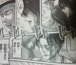 New chapter 58 spoiler image featuring Mikasa