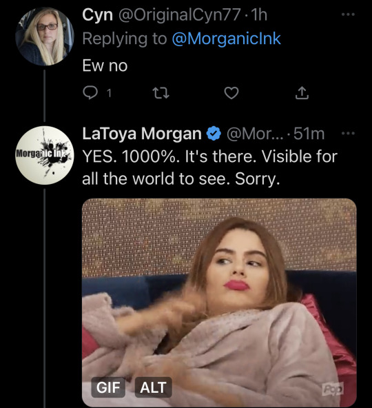 reedusmcbridedaily:reedusmcbridedaily:Former The Walking Dead writer LaToya Morgan on Twitter 