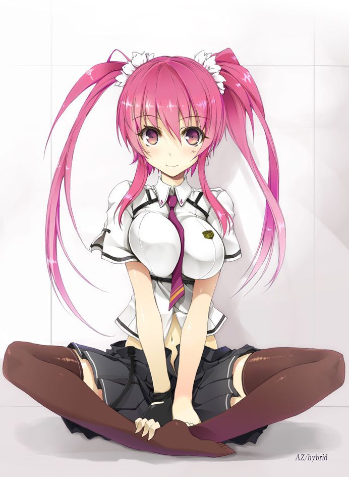 【二次】裸でネクタイのエッチな女の子の虹エロ画像 | 桃色虹画像
