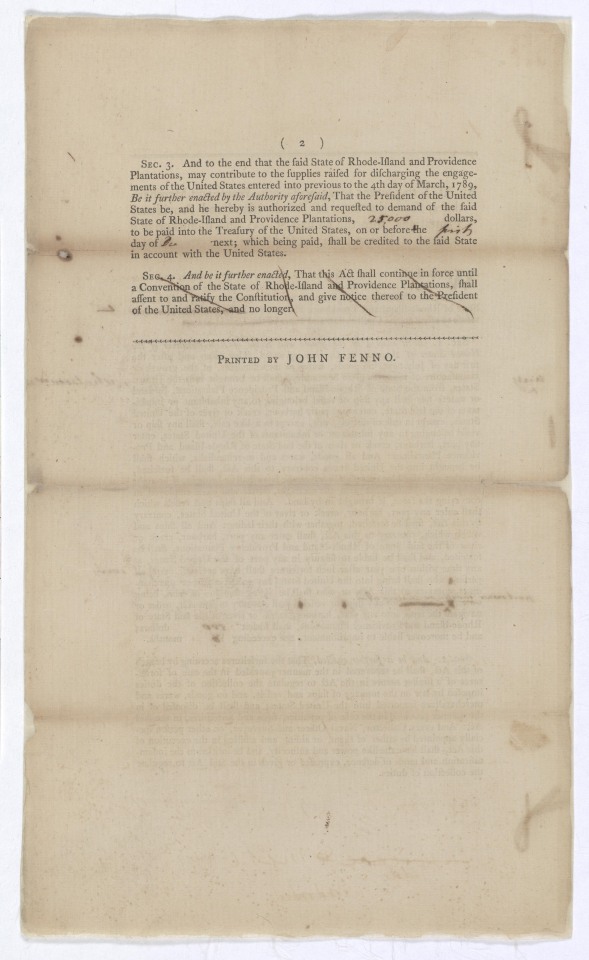 225th Anniversary Of The First Congress: We’ll Be Posting Documents And Stories Highlighting The Establishment
