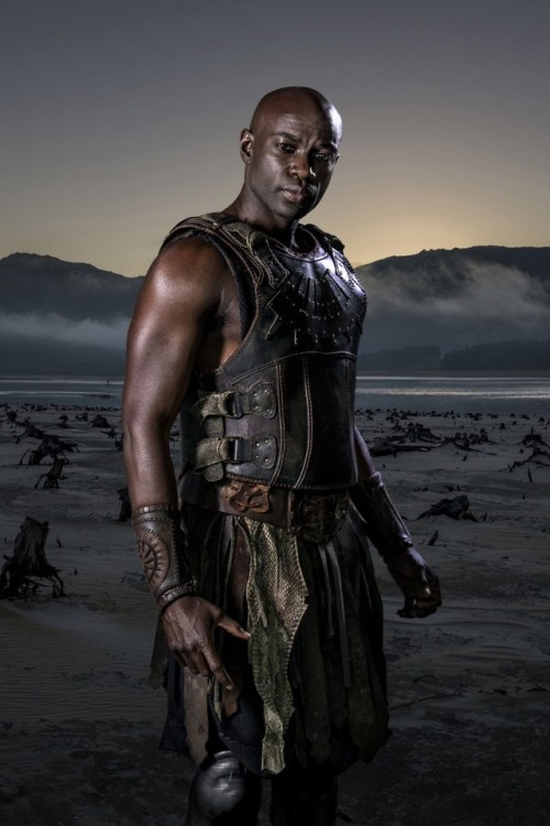 David Gyasi as Achilles and Alfred Enoch as Aeneas in BBC’s Troy: Fall of a Citysource: Royal Televi