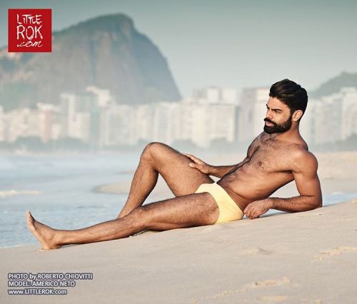 Americo Neto @americo.neto Wearing "CandyRok Orange" Swimsuit In A Wonderful Picture Of @robertochiovittiphotography