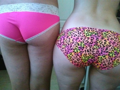 lookwhatsinmypanties:  playfulkink83:  My man (followingorders) and I modeling two of our new pantie