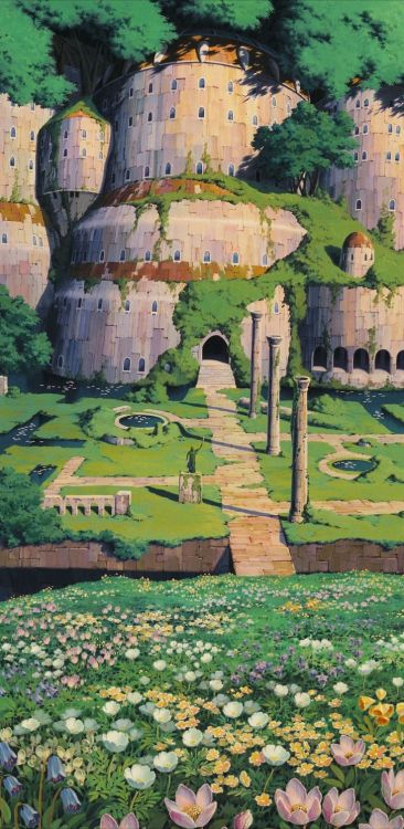 susuwatori:Castle in the Sky scenery