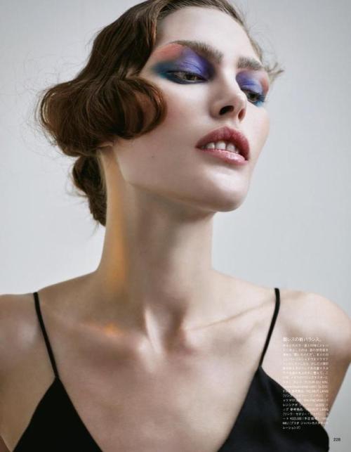 In this picture: Catherine McNeil
Credits for this picture: David Dunan (Photographer), Celestine Cooney (Fashion Editor/Stylist), Kathy Phillips (Beauty Editor), Peter Gray (Hair Stylist), Maki Ryoke (Makeup Artist), Maki Sakamoto (Manicurist),...