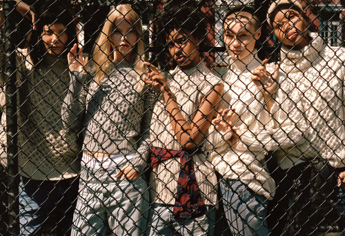 a new crop :  sun jung lee, linde derickx, amelia rami, mia rae, and dominique babineux for models.c