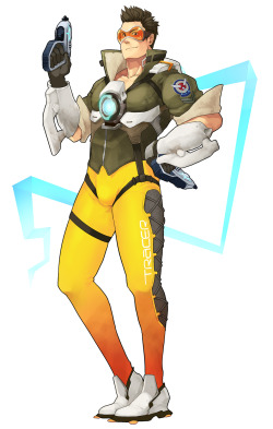 winemvee:  Tracer Genderbender   (from Overwatch)   