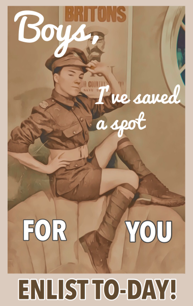 my-darling-boy:my-darling-boy:my-darling-boy:No male WWI pinups exist yet so my gay