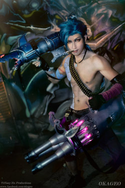 cosplayfanatics:  Jinx Cosplay By okageo 