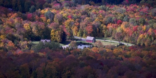 8th October 2019 - View from Stowe Pinnacle, Vermont, USA