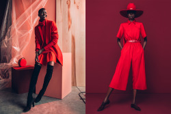 hellyeahblackmodels:“Red” - Marie Claire South Africa August
