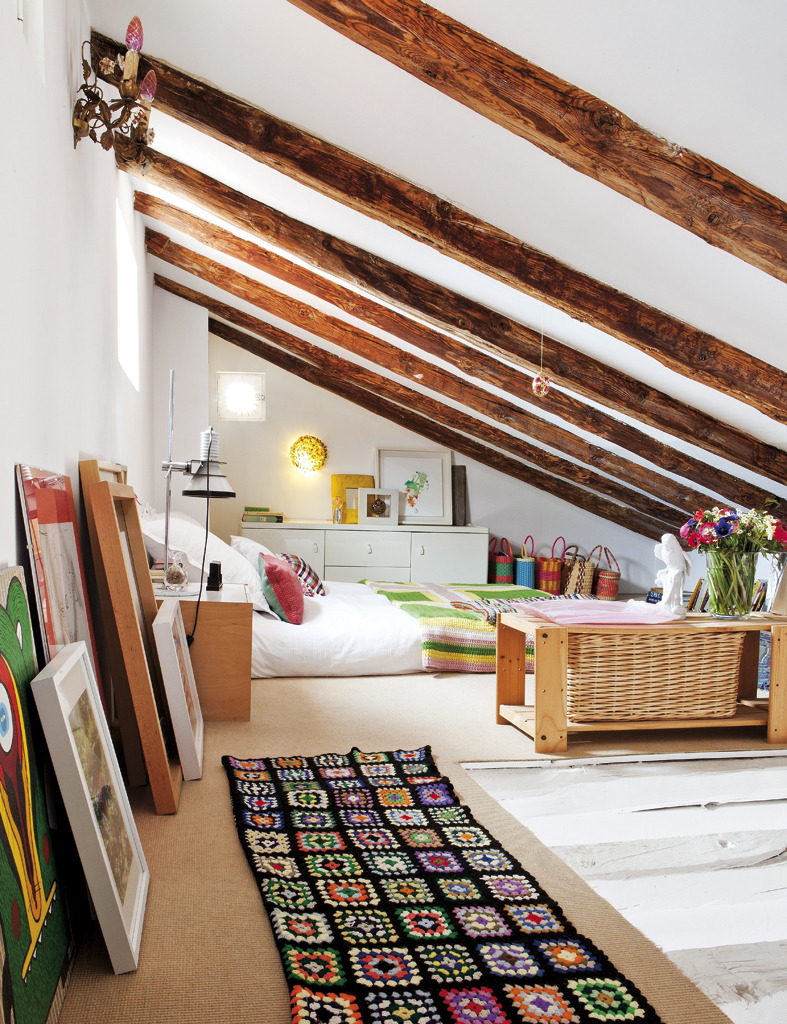 gravity-gravity:  Madrid penthouse via Elle 
