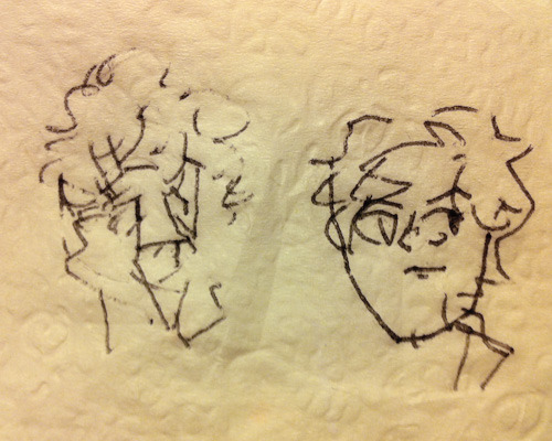 crawling out of my cave because juanjoltaire tagged me in this draw your otp with eyes closed thing&