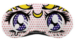 zimmay:  Sailor Moon meets Roy Lichtenstien for sleep masks?? Sure! Just placed a small order of these for conventions, though I don’t have too many left for this year. And if you’re not going to any cons, they’ll be up on my Storenvy to order!