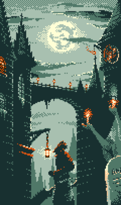 psydeoux: I feel bad for not posting anything, so here’s some old bloodborne pixel art at least that’s been buried in my blog. (also, name change again) 