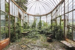 archatlas:  Naturalia: Reclaimed by Nature by Jonathan Jimenez Somewhere between nature and culture,   Jonathan Jimenez aka Jonk’s photographic work is in some way the prolongation of this duel vision of ruins. His camera lens, through the softly-coloured