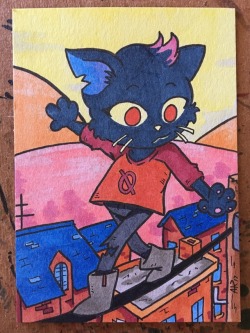 heyitspizzaking:Mae from Night in the Woods
