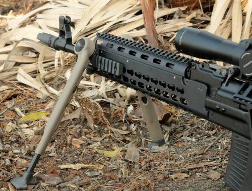 gunrunnerhell:  VEPR 54R A heavily modified Vepr chambered in 7.62x54R, this particular one is supposedly the personal owner of RS Products, who makes side-rail optic mounts for the AK platform. Really curious how it performs accuracy wise, especially