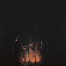 blue-voids: Guo Hongwei - The Dark Side - Fire #1, 2010 - oil on canvas