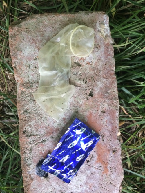 Just an old sexy used condom!