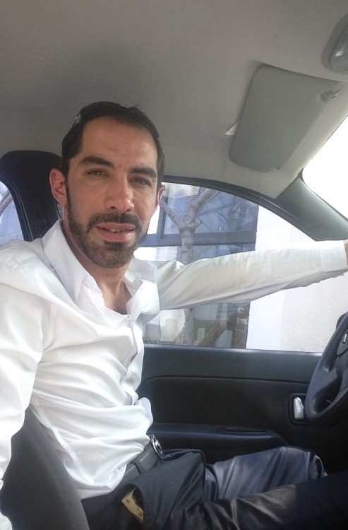 hotcowboysandbullriders: cowboy-mexico: Driving and feeling horny Hot sexy man