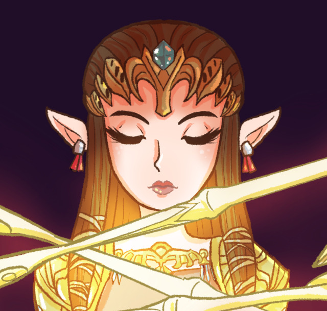 Linktober day 8! The theme was weapon! Felt like it would be nice to redraw that scene from Twilight Princess and make the Light...